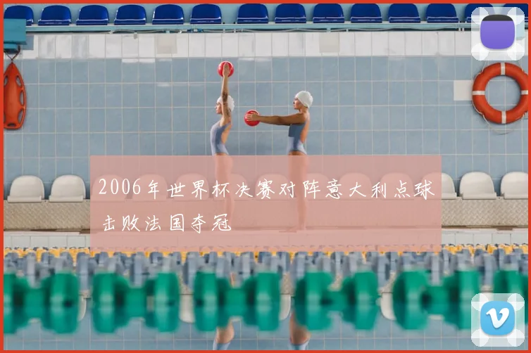 2006年世界杯决赛对阵意大利点球击败法国夺冠